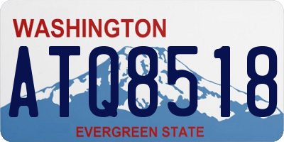 WA license plate ATQ8518