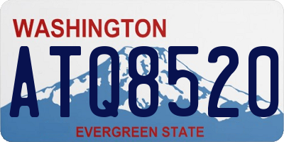 WA license plate ATQ8520