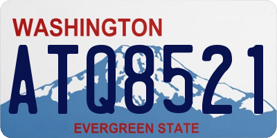 WA license plate ATQ8521