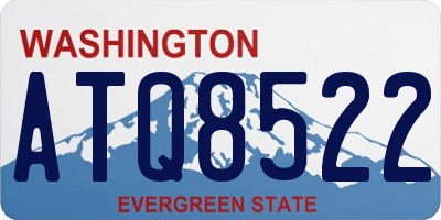 WA license plate ATQ8522