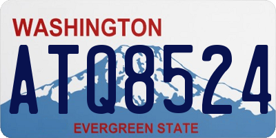 WA license plate ATQ8524