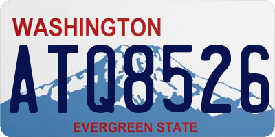 WA license plate ATQ8526