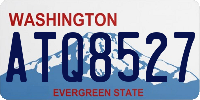 WA license plate ATQ8527