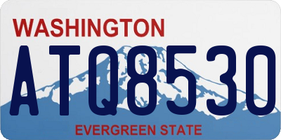 WA license plate ATQ8530