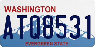 WA license plate ATQ8531