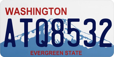 WA license plate ATQ8532
