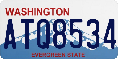 WA license plate ATQ8534