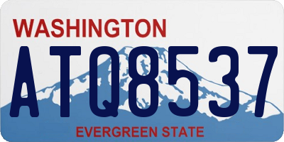 WA license plate ATQ8537