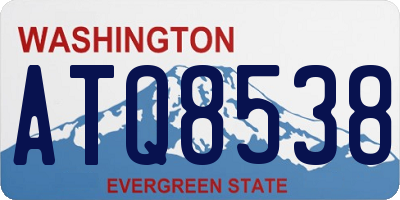 WA license plate ATQ8538