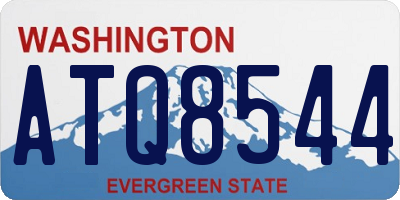 WA license plate ATQ8544