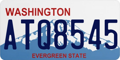 WA license plate ATQ8545