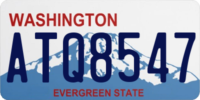 WA license plate ATQ8547