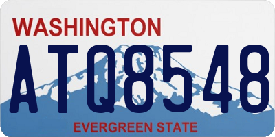 WA license plate ATQ8548