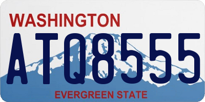 WA license plate ATQ8555