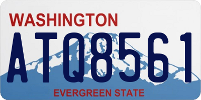 WA license plate ATQ8561