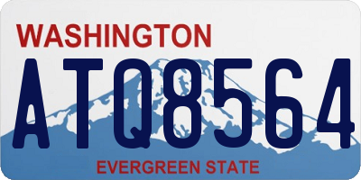WA license plate ATQ8564