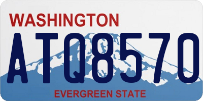 WA license plate ATQ8570
