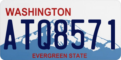 WA license plate ATQ8571