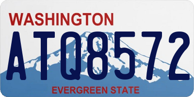 WA license plate ATQ8572
