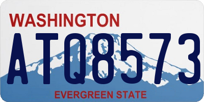 WA license plate ATQ8573