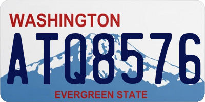 WA license plate ATQ8576