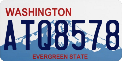WA license plate ATQ8578