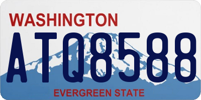 WA license plate ATQ8588