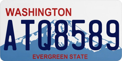 WA license plate ATQ8589