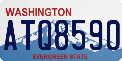 WA license plate ATQ8590