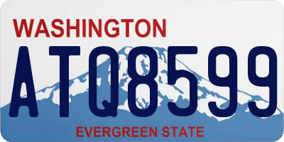 WA license plate ATQ8599