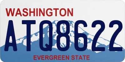 WA license plate ATQ8622