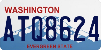 WA license plate ATQ8624