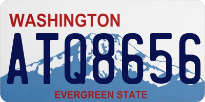 WA license plate ATQ8656
