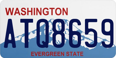 WA license plate ATQ8659