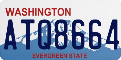 WA license plate ATQ8664