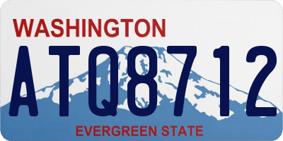 WA license plate ATQ8712