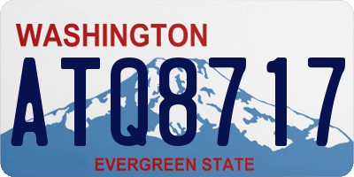 WA license plate ATQ8717