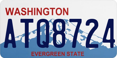 WA license plate ATQ8724