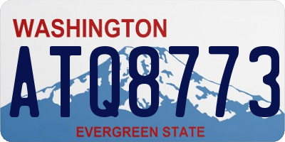 WA license plate ATQ8773