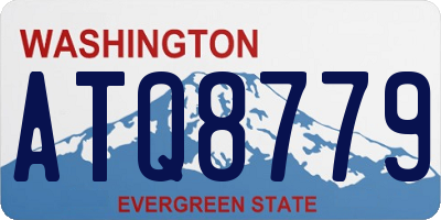 WA license plate ATQ8779