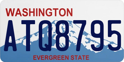 WA license plate ATQ8795