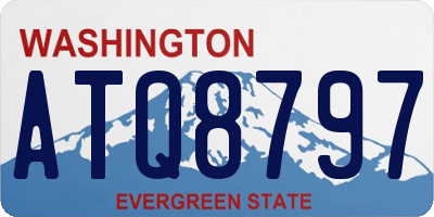 WA license plate ATQ8797