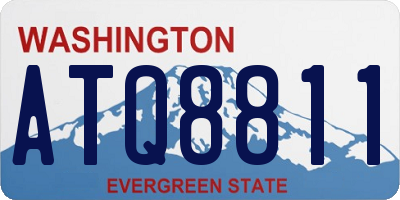 WA license plate ATQ8811