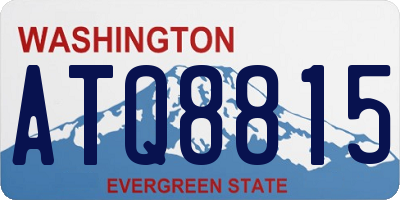 WA license plate ATQ8815