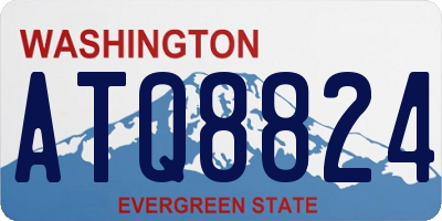 WA license plate ATQ8824