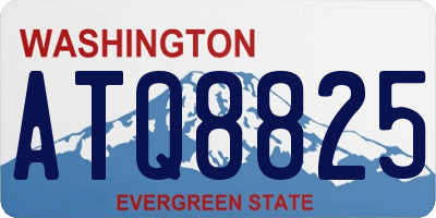 WA license plate ATQ8825