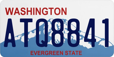 WA license plate ATQ8841