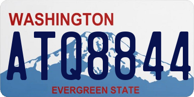 WA license plate ATQ8844