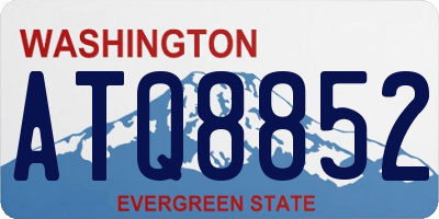 WA license plate ATQ8852