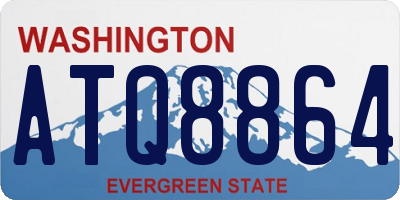 WA license plate ATQ8864